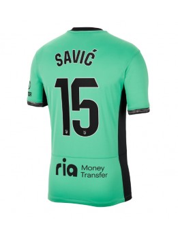 Moški Nogometna dresi replika Atletico Madrid Stefan Savic #15 Tretji 2023-24 Kratek rokav